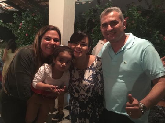JOÃO HIPÓLITO E VIVIANE PARTICIPAM DE ANIVERSÁRIO DA 1ª DAMA DO ESTADO.